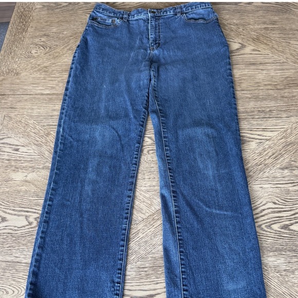 Lauren Ralph Lauren Denim - Lauren By Ralph Lauren Premium Straight Leg Blue Jeans Womens 10 Medium Wash